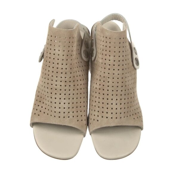 Rag & Bone Leigh Sandal Stucco Suede Womens Size 37.5 - Picture 3 of 14